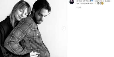 女超人宣布怀孕！梅莉莎班诺伊搞笑环抱老公孕肚
