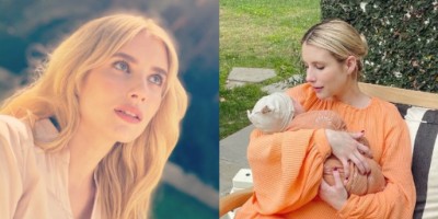 艾玛罗勃兹产後首曝母子照！揭开宝贝男婴全名