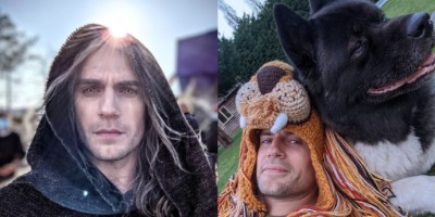 超人亨利卡维尔带爱犬宣传《猎魔士》第二季！自爆飞行恐惧症靠Kal陪伴安抚