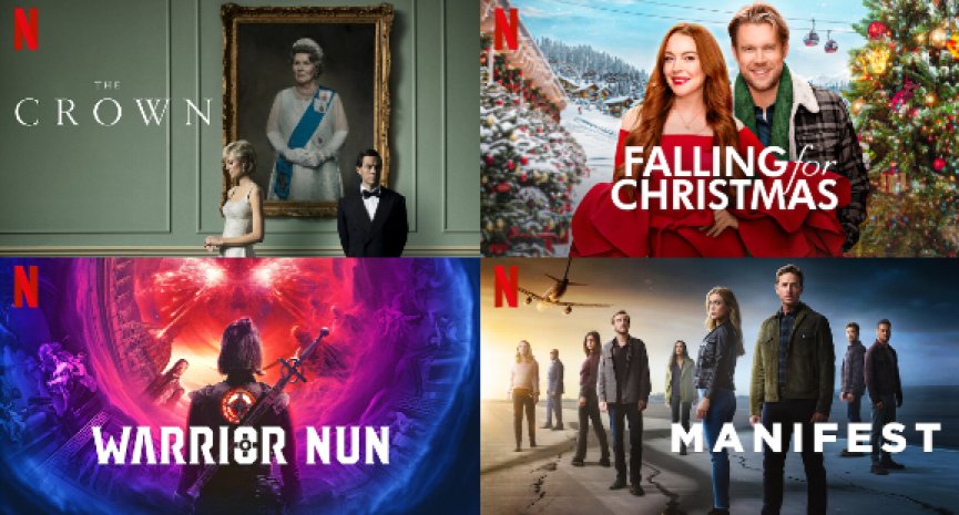 【Netflix单周排行榜Top10】《王冠》回归破亿登冠！琳赛萝涵《圣诞倾情》入榜电影第二