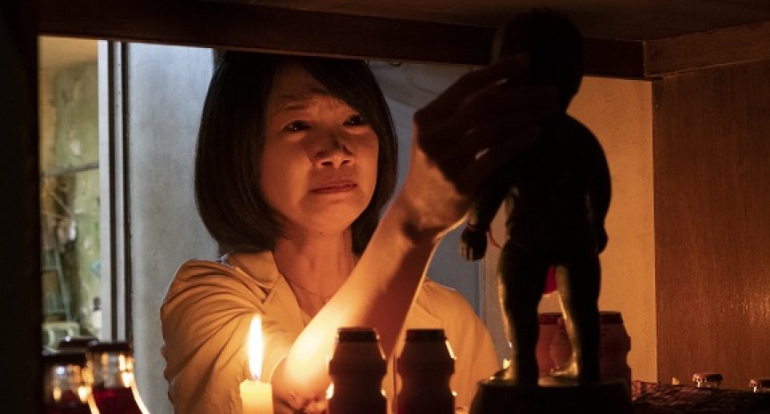 《粽邪3：鬼门开》凉意十足！最恐怖母子吴奕蓉、陈少卉出席试胆场