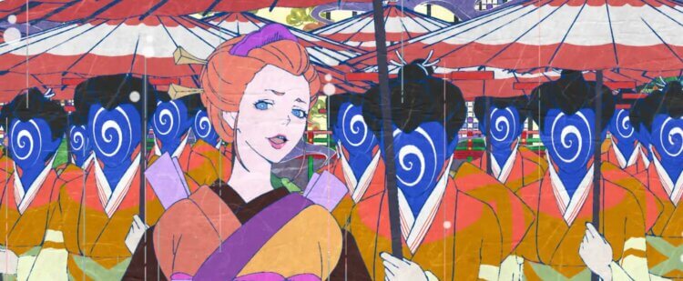 【影评】Netflix《剧场版物怪：唐伞》：在荒谬怪诞的缤纷色彩中，描绘亘古至今不断重复的人性