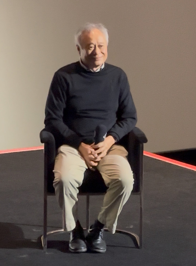  李安精神饱满地出席《断背山》映后谈。